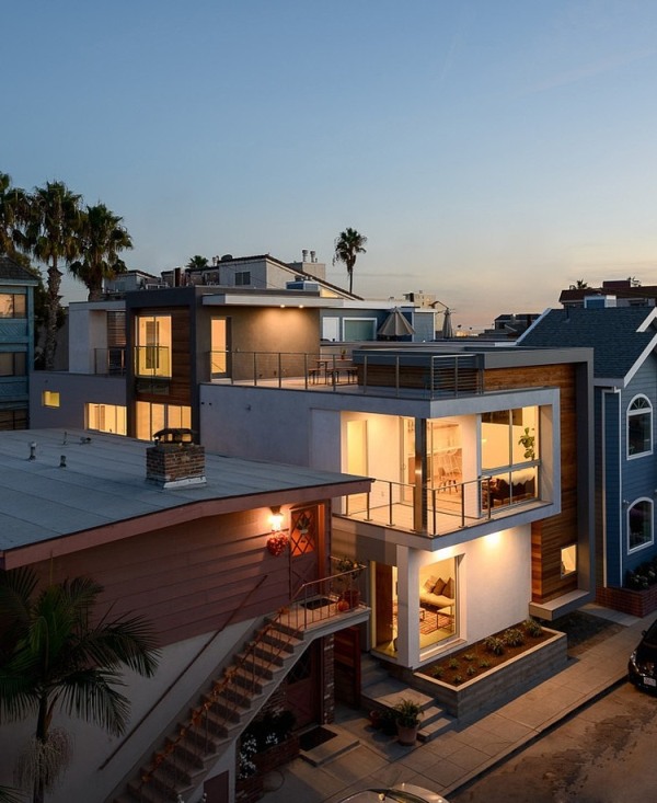 Dom Peninsula v Kalifornii s pôsobivým moderným dizajnom 